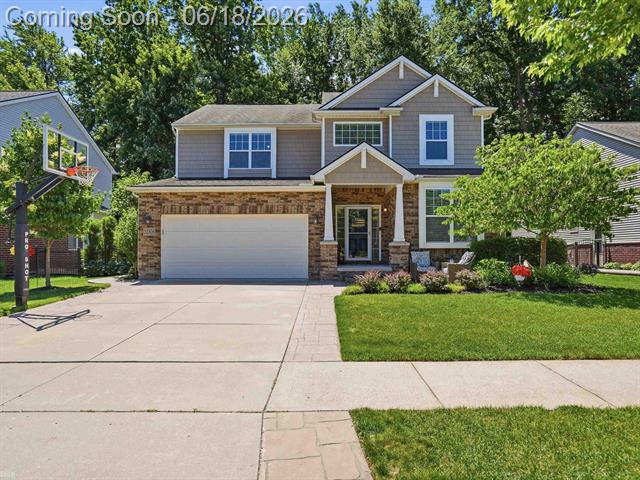 front view for 22326 Homestead Dr, Macomb, Mi. 48044