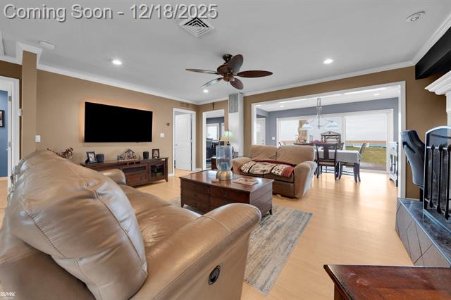 Builiding view forty three for 7054 Middle Channel, Harsens Island, MI. 48028