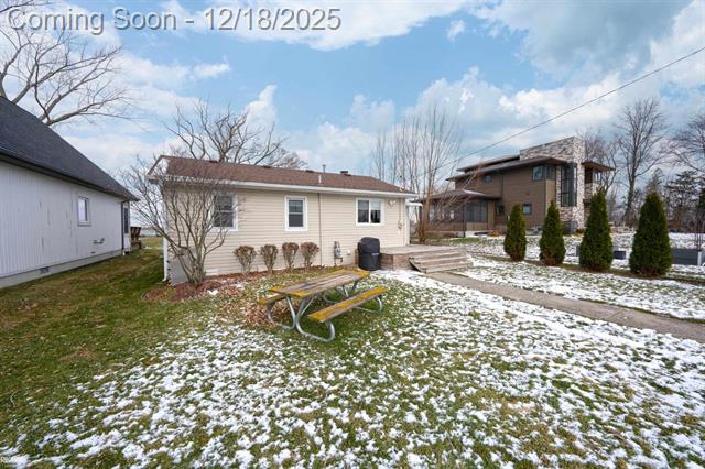 Builiding view forty for 7054 Middle Channel, Harsens Island, MI. 48028