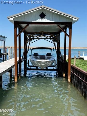 Builiding view nine for 7054 Middle Channel, Harsens Island, MI. 48028