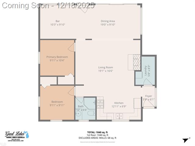 Builiding view sixty five for 7054 Middle Channel, Harsens Island, MI. 48028