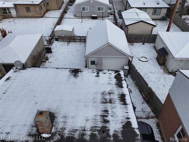 Builiding view forty nine for 1125 E Hayes, Hazel Park, MI. 48030