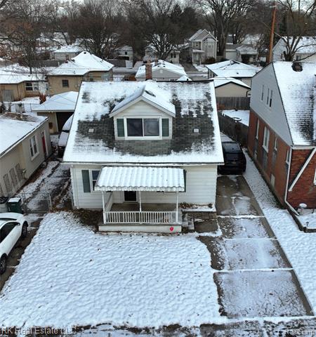 Builiding view forty for 1125 E Hayes, Hazel Park, MI. 48030