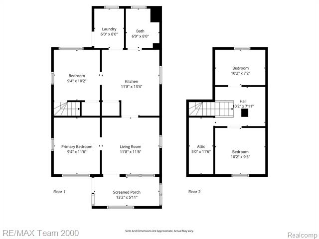 Builiding view forty for 334 E Milton, Hazel Park, MI. 48030