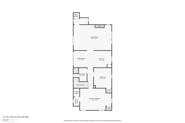 Builiding view fifty three for 6124 River, East China, MI. 48054