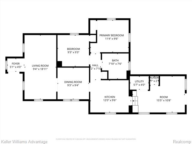 Builiding view thirty six for 20406 Floral, Livonia, MI. 48152