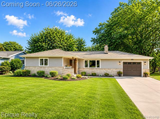 front view for 43899 Crowley Rd, Belleville, Mi. 48111