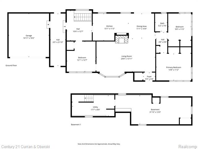 Builiding view forty two for 17271 Hamilton, Allen Park, MI. 48101