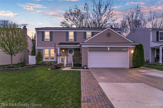 front view for 43157 Lancelot, Canton, Mi. 48188