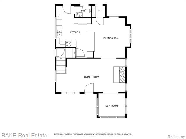 Builiding view forty four for 675 W Hazelhurst, Ferndale, MI. 48220