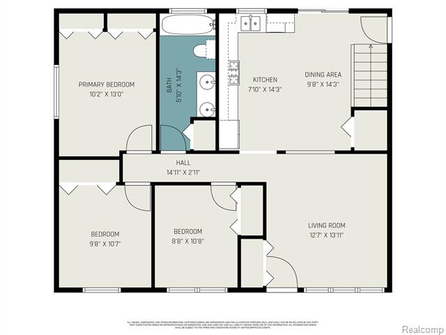 Builiding view thirty four for 33670 Harvard, Westland, MI. 48186