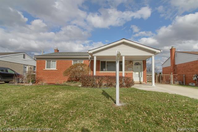 front view picture of 6468 Dillon, Garden City, MI. 48135
