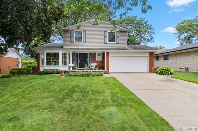front view picture of 455 Leicester, Plymouth, MI. 48170