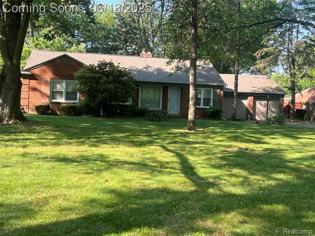front view picture of 23740 Lee Baker Dr, Southfield, MI. 48075