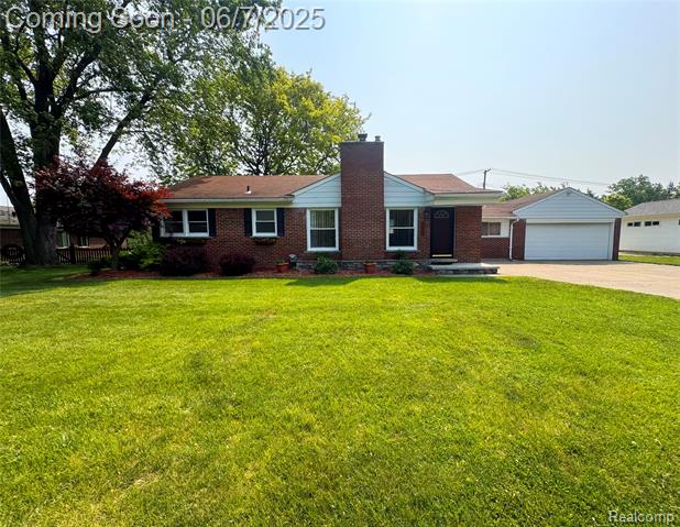 front view picture of 14360 Hillcrest, Livonia, MI. 48154