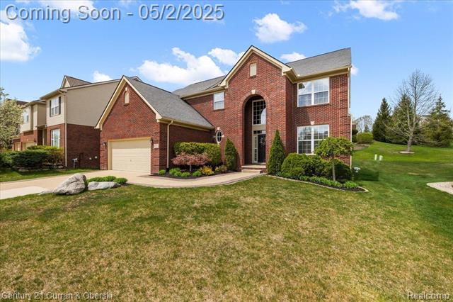 front view picture of 49711 Parkside Dr, Northville, MI. 48168