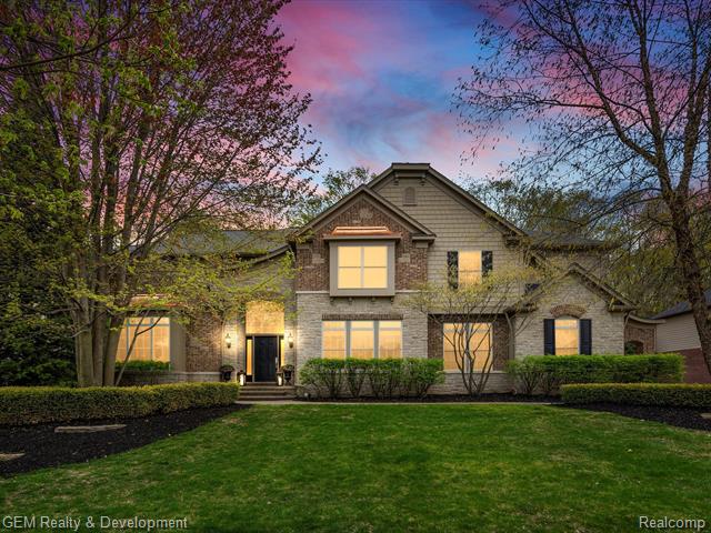 front view picture of 16358 Brook Trout Ln, Northville, MI. 48168
