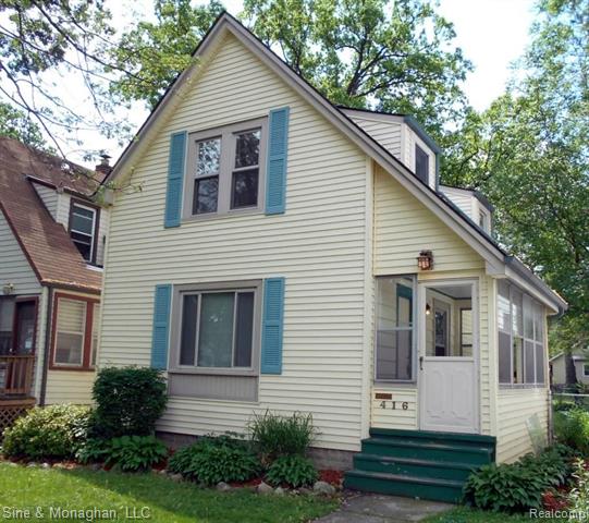 front view picture of 416 E Breckenridge St, Ferndale, MI. 48220