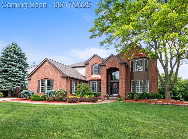 front view picture of 17150 Orchard Ridge Rd, Northville, MI. 48168