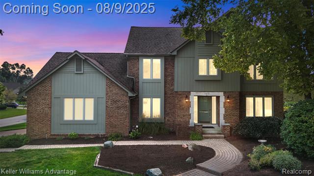 front view picture of 17470 Cameron Dr, Northville, MI. 48168