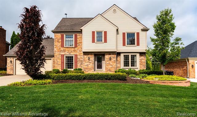 front view picture of 41451 Waterfall Rd, Northville, MI. 48168
