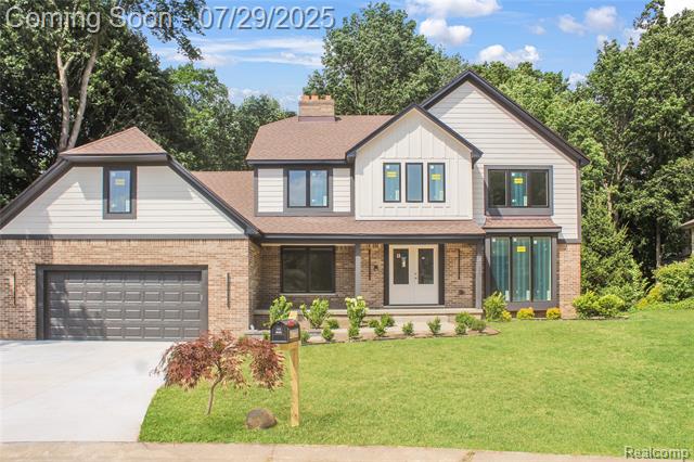 front view picture of 42380 W Waterwheel Ct, Northville, MI. 48168