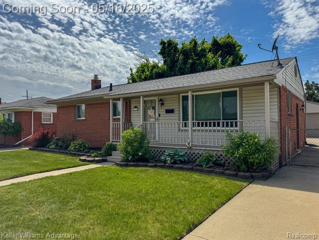 front view picture of 7339 N Wildwood, Westland, MI. 48185