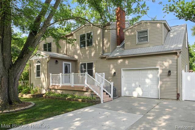 front view picture of 8815 Ball, Plymouth, MI. 48170