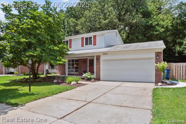 front view picture of 8409 Sandpiper, Canton, MI. 48187