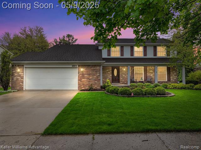 front view picture of 46671 Barrington Ct, Plymouth, MI. 48170