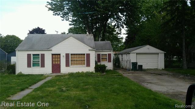 front view picture of 9024 Elmhurst, Plymouth, MI. 48170