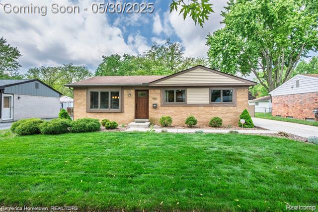 front view picture of 9183 Redbud, Plymouth, MI. 48170