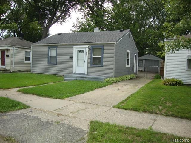 front view picture of 1973 Pilgrim St, Ferndale, MI. 48220