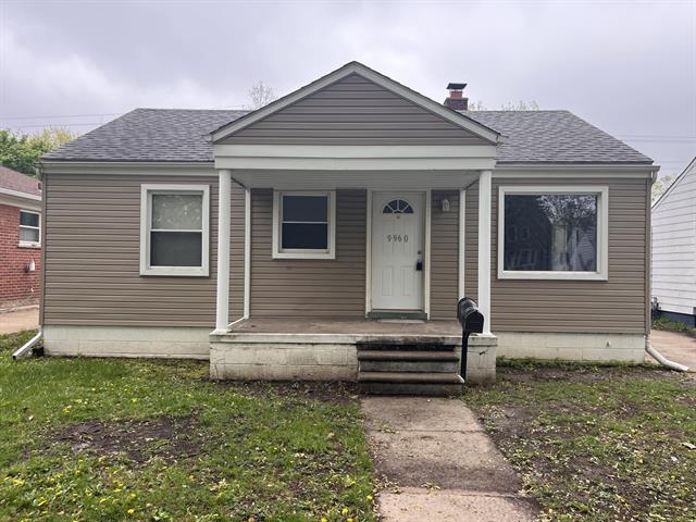 front view picture of 9960 Tecumseh, Redford, MI. 48239