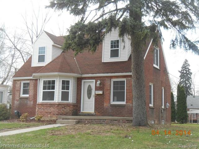 front view picture of 11369 Cavell, Livonia, MI. 48150