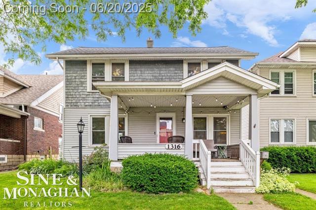 front view picture of 1316 Maryland, Grosse Pointe, MI. 48230