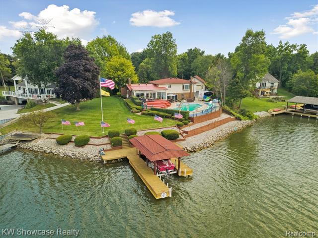 front view picture of 42494 E Huron River Dr, Belleville, MI. 48111