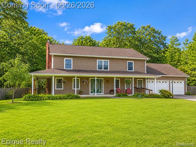 front view picture of 22400 Martinsville Rd, Belleville, MI. 48111