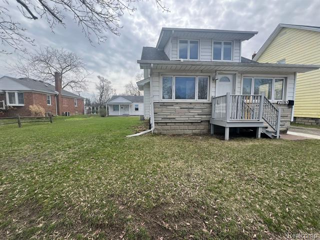 front view picture of 25763 Gibraltar, Flat Rock, MI. 48134