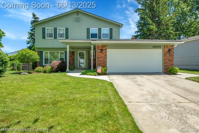 front view picture of 41895 Park Ridge Rd, Novi, MI. 48375