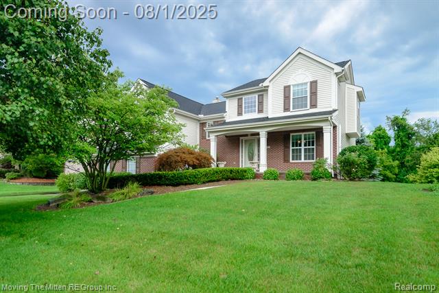 front view picture of 42543 Winding Pond Tr, Belleville, MI. 48111