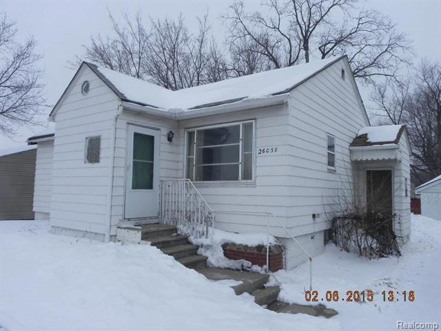 front view picture of 26038 Eureka, Taylor, MI. 48180
