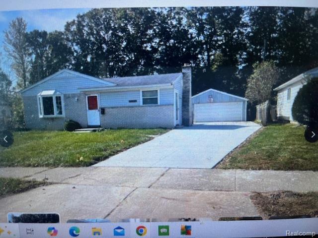 front view picture of 15730 Colbert, Romulus, MI. 48174