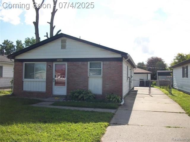 front view picture of 14370 Gage, Taylor, MI. 48180