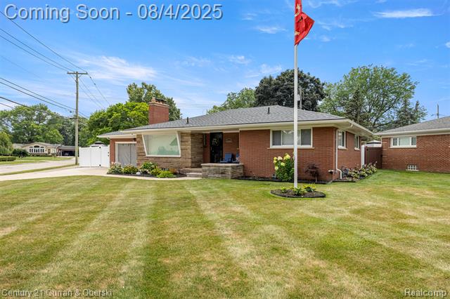 front view picture of 15823 Rose, Allen Park, MI. 48101