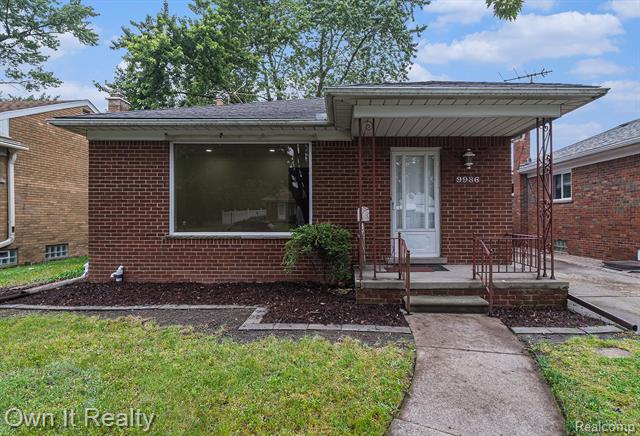 front view picture of 9986 Becker, Allen Park, MI. 48101
