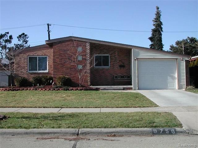 front view picture of 9756 Buckingham, Allen Park, MI. 48101