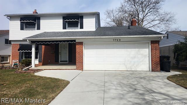 front view picture of 3740 Brookshire, Trenton, MI. 48183
