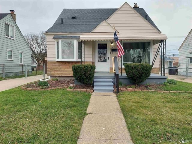 front view picture of 3857 14Th, Wyandotte, MI. 48192