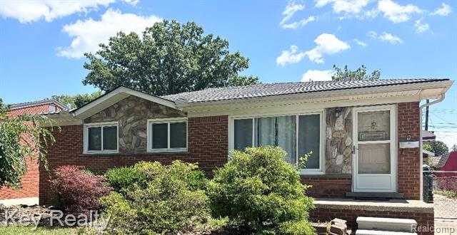 front view picture of 15431 Cynthia, Southgate, MI. 48195